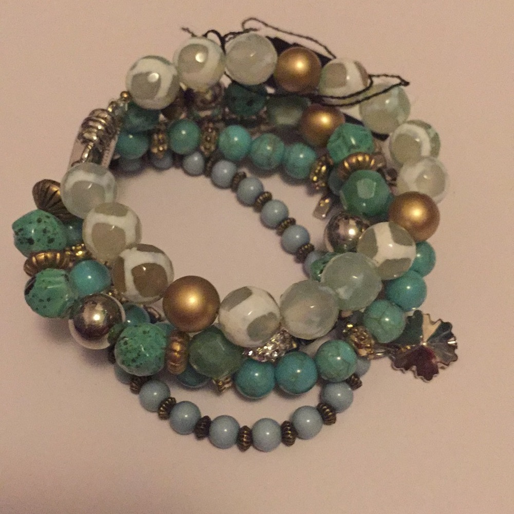 Turquoise Stack Magnetic Bracelet